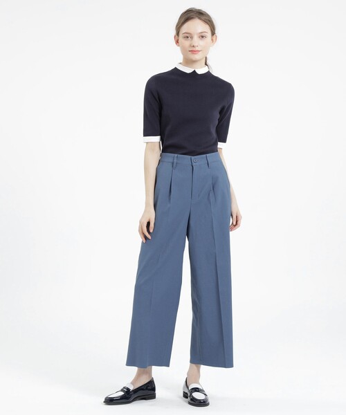 マッキントッシュフィロソフィー◆デニムパンツ イージーパンツ センタープレス MACKINTOSH PHILOSOPHY｜マッキントッシュ フィロソフィーの