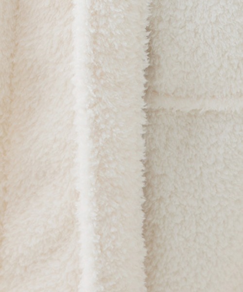 aimoha（アイモハ）の「秋冬パンツ付き２点セット　温かふわふわ着物カラー バス ローブ（ガウン/バスローブ・レディース・ホワイト/ライトグレー/ピンク・LARGE/MEDIUM/X-LARGE）」の12枚目の写真