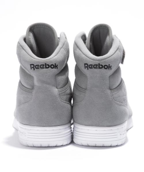 Reebok（リーボック）の「【別注】＜Reebok CLASSIC (リーボック） × BY＞∴ EX-O-FIT HI SUEDE/スニーカー◆（スニーカー・メンズ・ライトグレー/オフホワイト・26/27/28/29/25）」の5枚目の写真