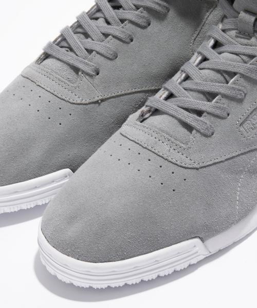 Reebok（リーボック）の「【別注】＜Reebok CLASSIC (リーボック） × BY＞∴ EX-O-FIT HI SUEDE/スニーカー◆（スニーカー・メンズ・ライトグレー/オフホワイト・26/27/28/29/25）」の7枚目の写真