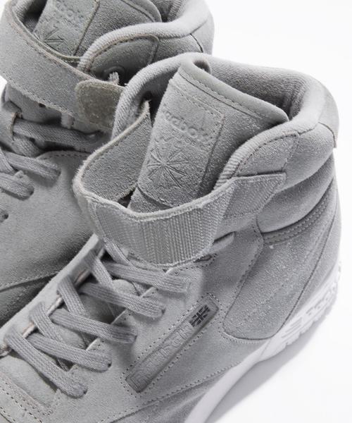 Reebok（リーボック）の「【別注】＜Reebok CLASSIC (リーボック） × BY＞∴ EX-O-FIT HI SUEDE/スニーカー◆（スニーカー・メンズ・ライトグレー/オフホワイト・26/27/28/29/25）」の9枚目の写真