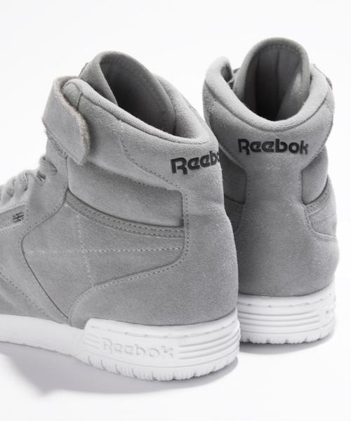 Reebok（リーボック）の「【別注】＜Reebok CLASSIC (リーボック） × BY＞∴ EX-O-FIT HI SUEDE/スニーカー◆（スニーカー・メンズ・ライトグレー/オフホワイト・26/27/28/29/25）」の10枚目の写真