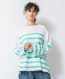 ワイドバスクボーダーTシャツ