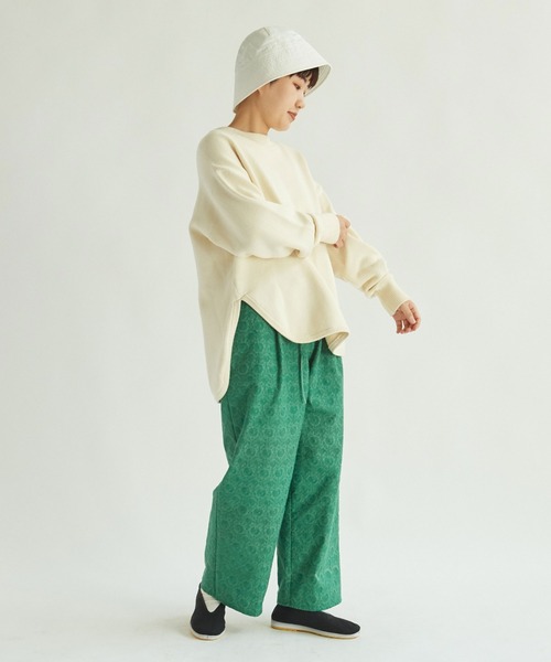 yuni オーバーサイズプルオーバー　ベージュ yuni - 完売品【タグ付き新品】塩縮コットン天竺 プルオーバー