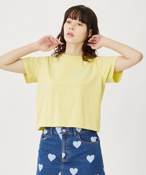 MILKFED.(ミルクフェド)の「RADIANT COMPACT S/S TEE(Tシャツ/カットソー・レディース・ライトピンク/ライトイエロー/ホワイト・M/S)」の12枚目の写真