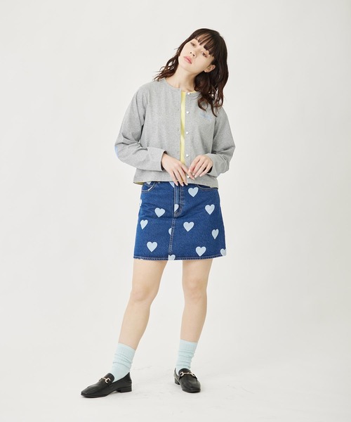 MILKFED.(ミルクフェド)の「RADIANT COMPACT S/S TEE(Tシャツ/カットソー・レディース・ライトピンク/ライトイエロー/ホワイト・M/S)」の15枚目の写真