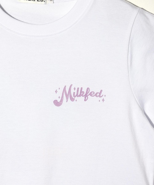 MILKFED.(ミルクフェド)の「RADIANT COMPACT S/S TEE(Tシャツ/カットソー・レディース・ライトピンク/ライトイエロー/ホワイト・M/S)」の19枚目の写真