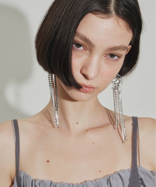 LA BELLE ETUDE（ラベルエチュード）の「プラネットダイヤレーンピアス（ピアス（両耳用）・レディース・シルバー/ゴールド・FREE）」の17枚目の写真