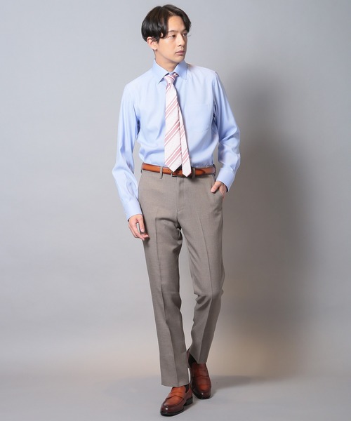 CROWDED CLOSET(クラウデッドクローゼット)の「同色系ストライプ柄ネクタイ(ネクタイ・メンズ・ネイビー/グレー/ピンク・FREE)」の6枚目の写真