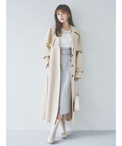 dazzlin(ダズリン)の「チュール刺繍ブラウス(シャツ/ブラウス・レディース・ブラック/オフホワイト/ブルー・FREE)」の8枚目の写真