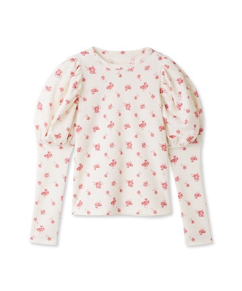 FURFUR（ファーファー）の「ミニフラワーサーマルトップス（Tシャツ/カットソー・レディース・ブラック/レッド/ブルー・FREE）」の18枚目の写真