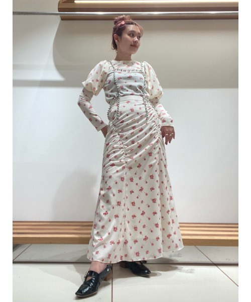 FURFUR（ファーファー）の「ミニフラワーサーマルトップス（Tシャツ/カットソー・レディース・ブラック/レッド/ブルー・FREE）」の17枚目の写真