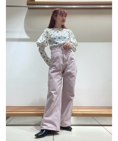 FURFUR（ファーファー）の「ミニフラワーサーマルトップス（Tシャツ/カットソー・レディース・ブラック/レッド/ブルー・FREE）」の16枚目の写真