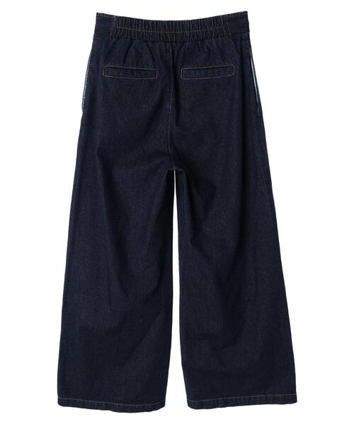 earth music&ecology（アースミュージックアンドエコロジー）の「ボタンフライワイドデニムパンツ（デニムパンツ・レディース・インディゴブルー/ライトインディゴブルー・S/M）」の20枚目の写真