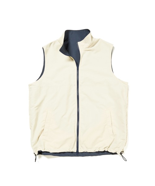 uniform experiment（ユニフォームエクスペリメント）の「SUPPLEX REVERSIBLE STAND COLLAR VEST（ベスト・メンズ・ネイビー/ブラック・2/1/3/4）」の11枚目の写真