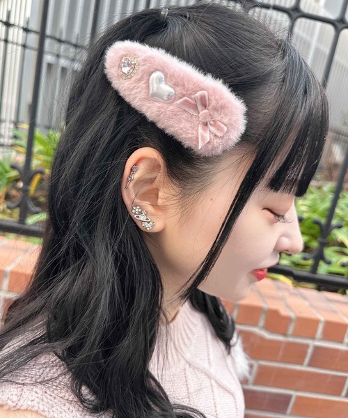 セール】ランダムパーツファーヘアピン（ヘアピン）｜ROJITA（ロジータ