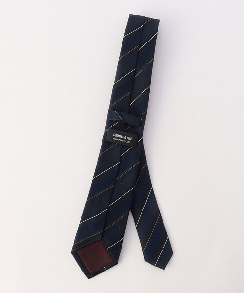 COMME CA ISM（コムサイズム）の「【シルク 100％】シャドー ストライプ ネクタイ（ネクタイ・メンズ・チャコール/レッド/グレー/ネイビー・FREE）」の10枚目の写真