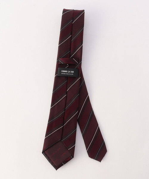 COMME CA ISM（コムサイズム）の「【シルク 100％】シャドー ストライプ ネクタイ（ネクタイ・メンズ・チャコール/レッド/グレー/ネイビー・FREE）」の9枚目の写真