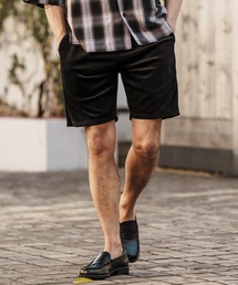CAMBIO(�J���r�I)��mp11977- Stretch Random Stripe Short Pants �V���[�g�p���c(���̑��p���c)