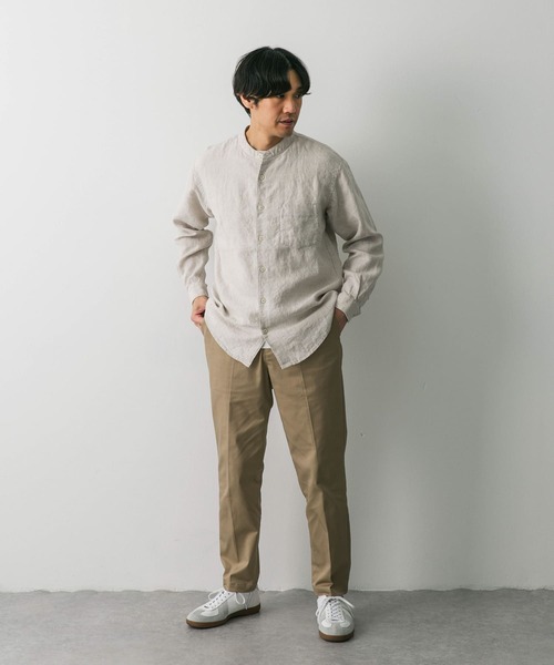 URBAN RESEARCH DOORS（アーバンリサーチドアーズ）の「チノテーパードトラウザー（チノパンツ・メンズ・ベージュ/グリーン系その他/ブラック・SMALL/MEDIUM/LARGE）」の17枚目の写真