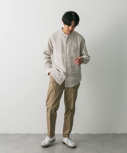 URBAN RESEARCH DOORS（アーバンリサーチドアーズ）の「チノテーパードトラウザー（チノパンツ・メンズ・ベージュ/グリーン系その他/ブラック・SMALL/MEDIUM/LARGE）」の21枚目の写真