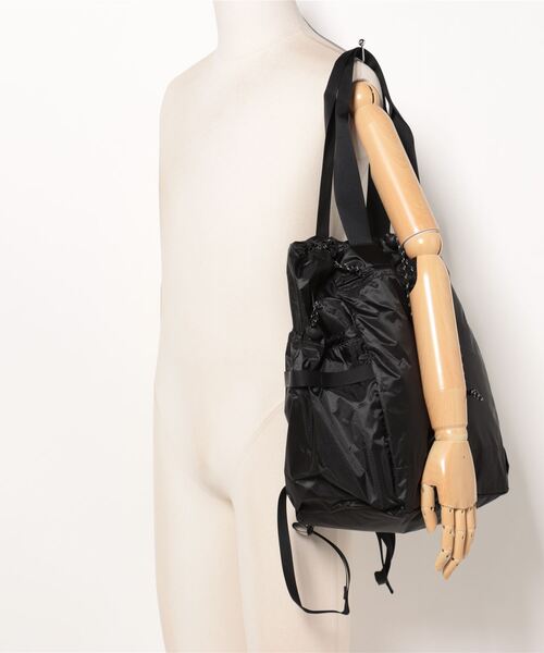 StitchandSew(ステッチアンドソー)の「<StitchandSew/スティッチアンドソー>ULTP66_ウルトラライトトートバッグ(トートバッグ・レディース・ブラック/グレー・FREE)」の4枚目の写真