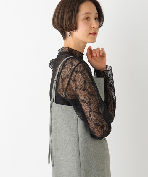 LEPSIM（レプシィム）の「【jours heureux】レース2SETハイネックブラウス　104772（シャツ/ブラウス・レディース・ブラック/オフホワイト・FREE）」の18枚目の写真