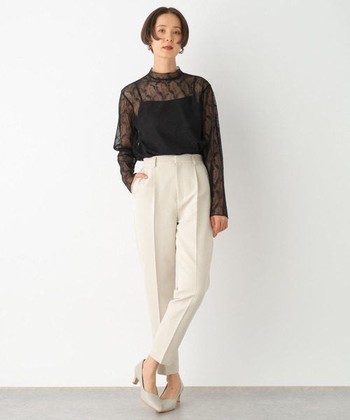 LEPSIM（レプシィム）の「【jours heureux】レース2SETハイネックブラウス　104772（シャツ/ブラウス・レディース・ブラック/オフホワイト・FREE）」の17枚目の写真