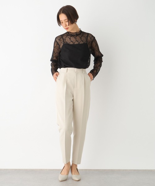 LEPSIM（レプシィム）の「【jours heureux】レース2SETハイネックブラウス　104772（シャツ/ブラウス・レディース・ブラック/オフホワイト・FREE）」の16枚目の写真