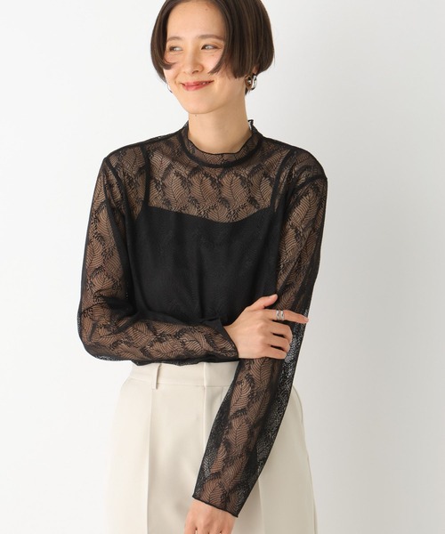 LEPSIM（レプシィム）の「【jours heureux】レース2SETハイネックブラウス　104772（シャツ/ブラウス・レディース・ブラック/オフホワイト・FREE）」の14枚目の写真