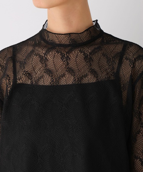 LEPSIM（レプシィム）の「【jours heureux】レース2SETハイネックブラウス　104772（シャツ/ブラウス・レディース・ブラック/オフホワイト・FREE）」の10枚目の写真