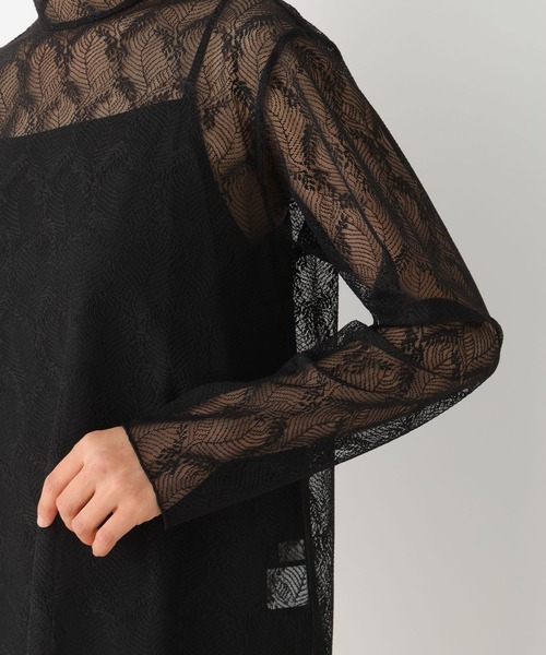 LEPSIM（レプシィム）の「【jours heureux】レース2SETハイネックブラウス　104772（シャツ/ブラウス・レディース・ブラック/オフホワイト・FREE）」の9枚目の写真