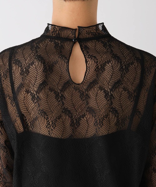 LEPSIM（レプシィム）の「【jours heureux】レース2SETハイネックブラウス　104772（シャツ/ブラウス・レディース・ブラック/オフホワイト・FREE）」の7枚目の写真