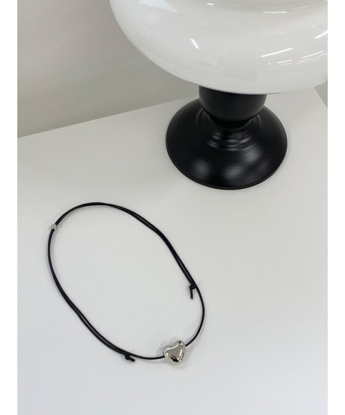 JUMELLE(ジュメロ)の「heart choker(チョーカー・レディース・シルバー・FREE)」の9枚目の写真