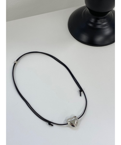 JUMELLE(ジュメロ)の「heart choker(チョーカー・レディース・シルバー・FREE)」の10枚目の写真