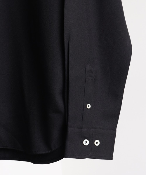 Art re A select（アトリエセレクト）の「【MADE IN JAPAN】-Reflax-ファブリック ベーシック バンドカラーシャツ（シャツ/ブラウス・メンズ・サックスブルー/ブラック/ベージュ/ライトパープル/ブラウン/ダークブラウン/ホワイト・M/L/XL）」の11枚目の写真