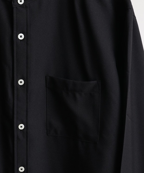 Art re A select（アトリエセレクト）の「【MADE IN JAPAN】-Reflax-ファブリック ベーシック バンドカラーシャツ（シャツ/ブラウス・メンズ・サックスブルー/ブラック/ベージュ/ライトパープル/ブラウン/ダークブラウン/ホワイト・M/L/XL）」の10枚目の写真