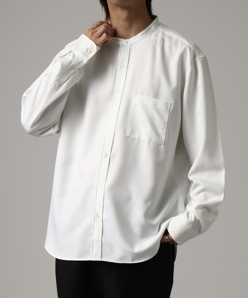 美品✨ベイジ 23年モデル シルク100% バンドカラーブラウス シャツ 4 シルクボウタイブラウス （シャツ・ブラウス）｜GRACE