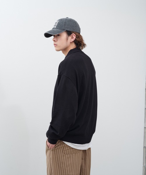 WHIMSIC(ウィムジック)の「【UNISEX】ファインニットポロシャツ(ポロシャツ・メンズ・チャコールグレー/レッド/グリーン/ブラック・FREE)」の13枚目の写真
