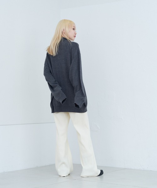 WHIMSIC(ウィムジック)の「【UNISEX】ファインニットポロシャツ(ポロシャツ・メンズ・チャコールグレー/レッド/グリーン/ブラック・FREE)」の20枚目の写真