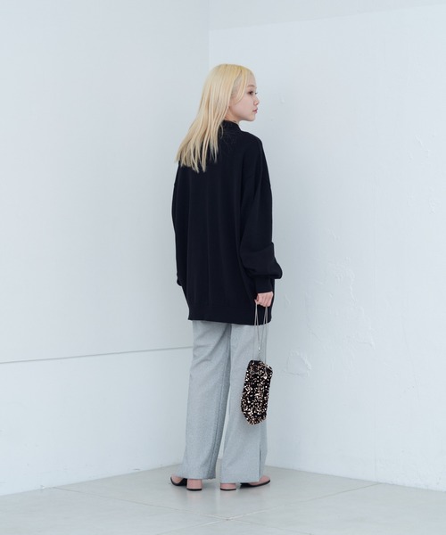 WHIMSIC(ウィムジック)の「【UNISEX】ファインニットポロシャツ(ポロシャツ・メンズ・チャコールグレー/レッド/グリーン/ブラック・FREE)」の8枚目の写真