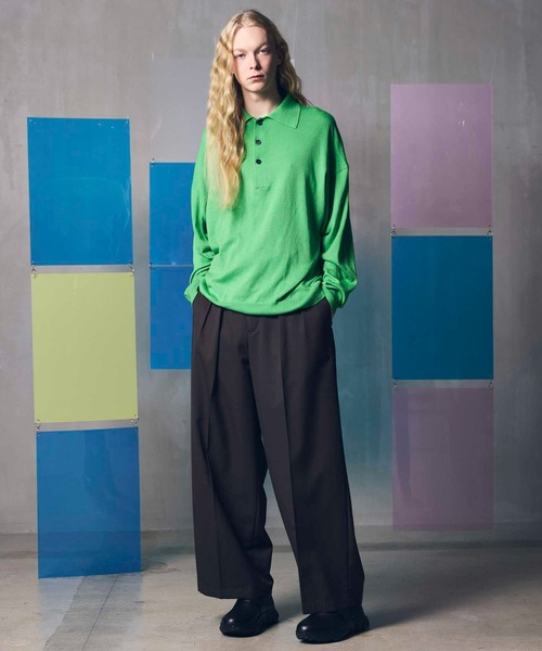 メゾンスペシャル ポロシャツ オーバーサイズ メゾンスペシャル ポロシャツ オーバーサイズ メゾンスペシャル