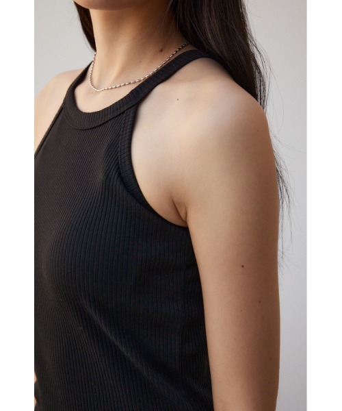 AZUL by moussy(アズールバイマウジー)の「ベーシックカップ付ホルターネックタンクトップ(タンクトップ・レディース・アイボリー/ブラック・M/L/S/M)」の22枚目の写真