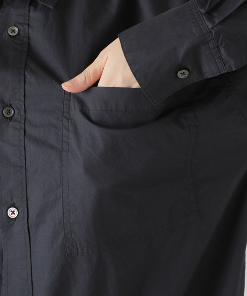 plage(プラージュ)の「Drawstring シャツ(シャツ/ブラウス・レディース・ブラック/ホワイト・FREE)」の5枚目の写真