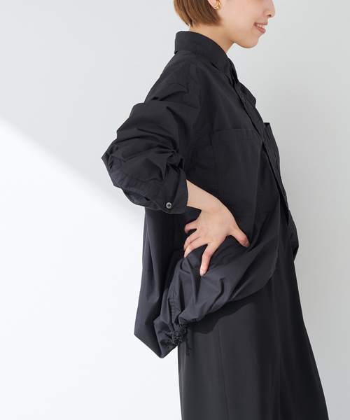 plage(プラージュ)の「Drawstring シャツ(シャツ/ブラウス・レディース・ブラック/ホワイト・FREE)」の20枚目の写真