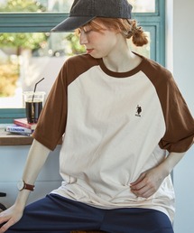 U.S. POLO ASSN. | U.S. POLO ASSN. 別注 ワンポイント刺繍 ラグランTシャツ(Tシャツ/カットソー)