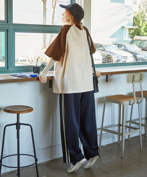 U.S. POLO ASSN. 別注 ワンポイント刺繍 ラグランTシャツ MONO