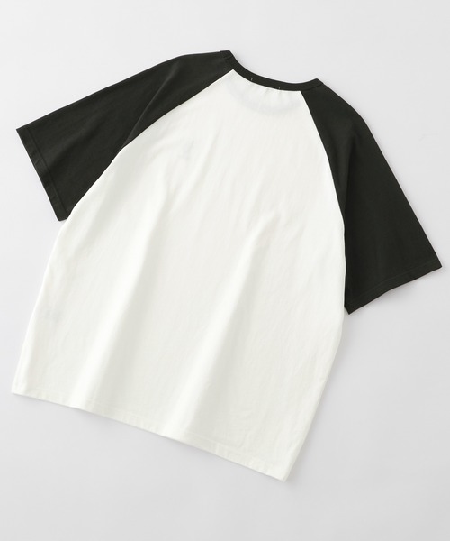 U.S. POLO ASSN. 別注 ワンポイント刺繍 ラグランTシャツ MONO