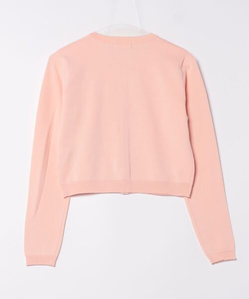 FREE'S MART（フリーズマート）の「コンパクトボーダーニットカーディガン（カーディガン/ボレロ・レディース・グレー系その他/オフホワイト/ピンク・FREE）」の4枚目の写真