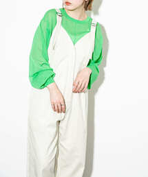 KBF | BACKベルトVネックサロペット(サロペット/オーバーオール)